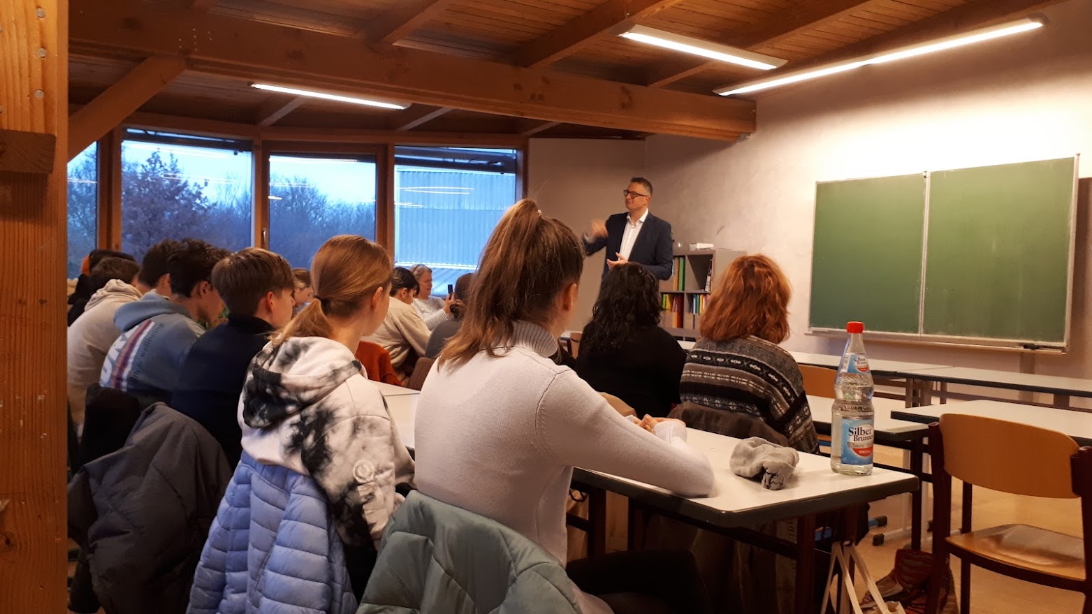 MdL Andreas Schwarz zu Besuch in der Freien Waldorfschule Kirchheim/Teck